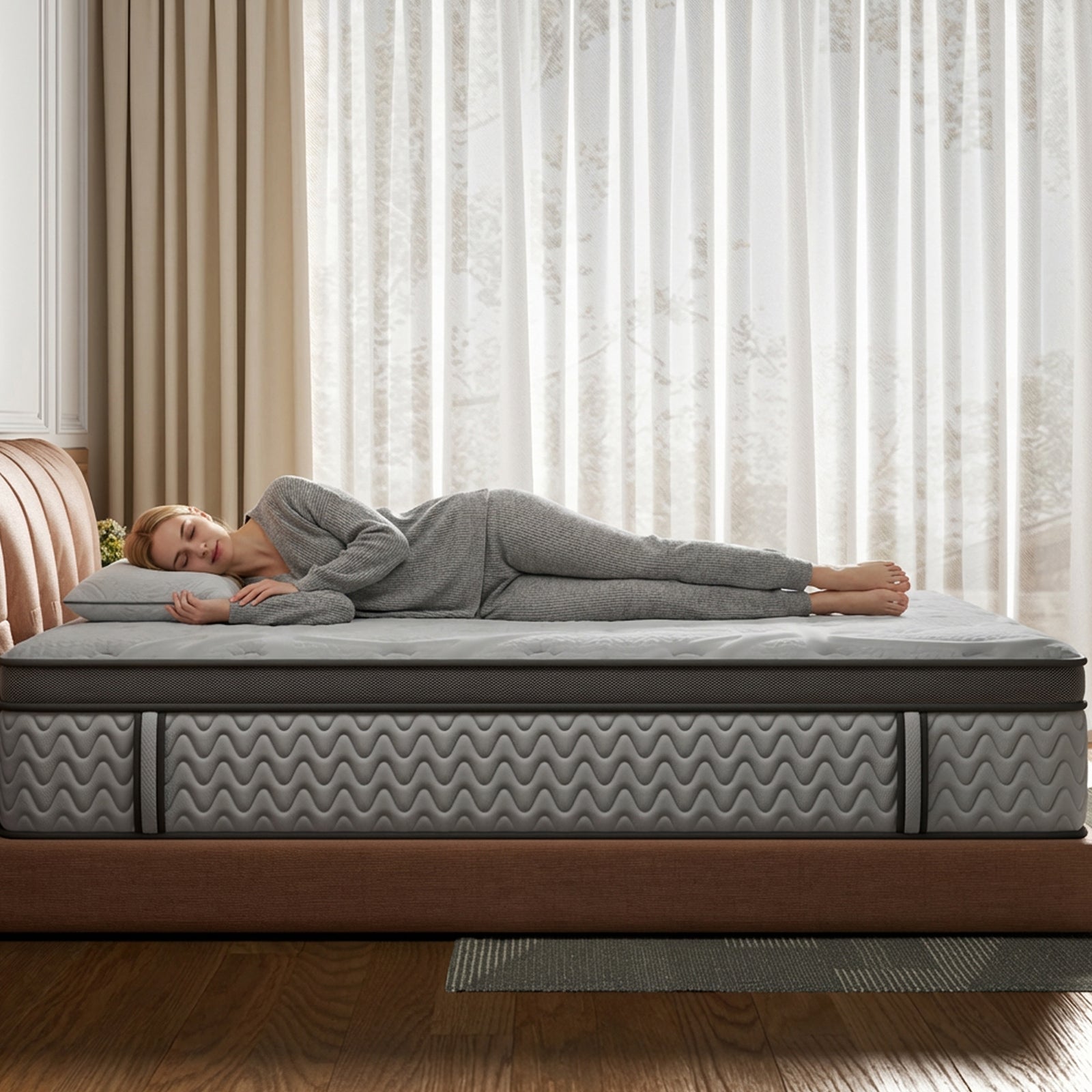 14 Inch Extra Firm Deep Sleep Hybrid Mattress Pressure Relief