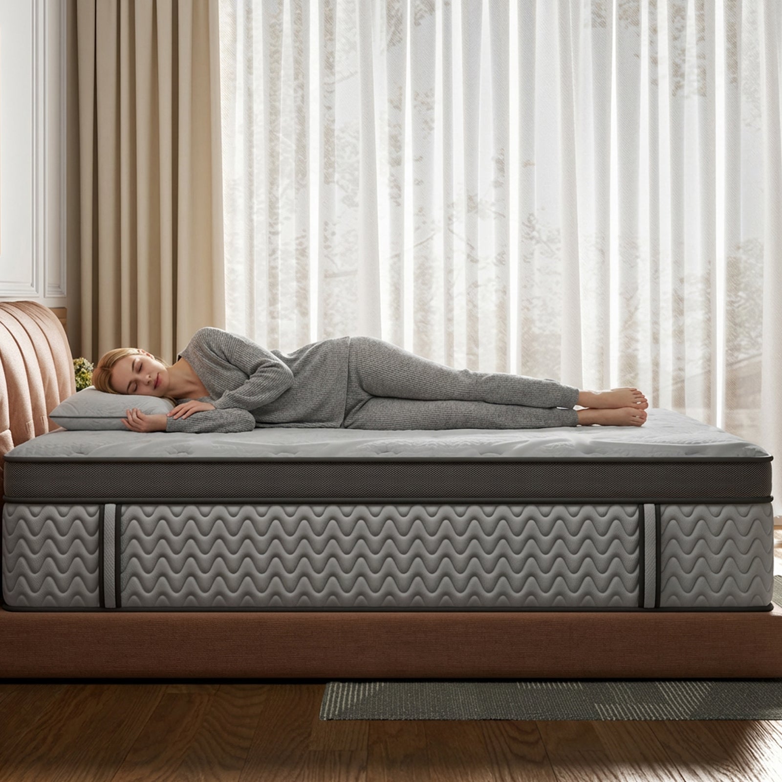 10 Inch Extra Firm Deep Sleep Hybrid Mattress Pressure Relief