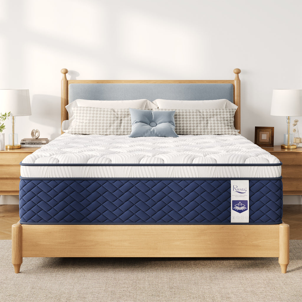 14 Inch Deep Sleep Firm Mattress with Extra Lumbar & Shoulder Support