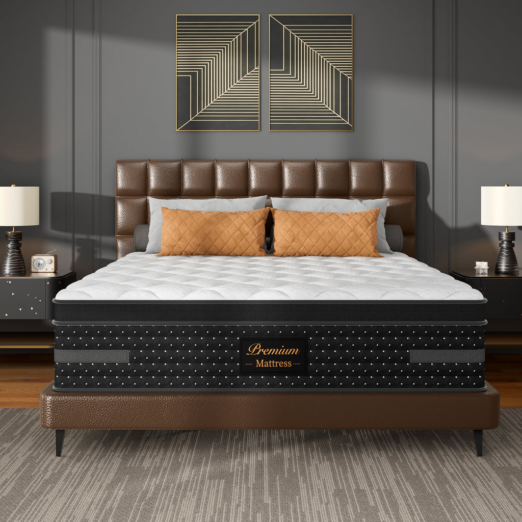 14" Hybrid Mattress in a Box – Pressure Relief & Motion Isolation