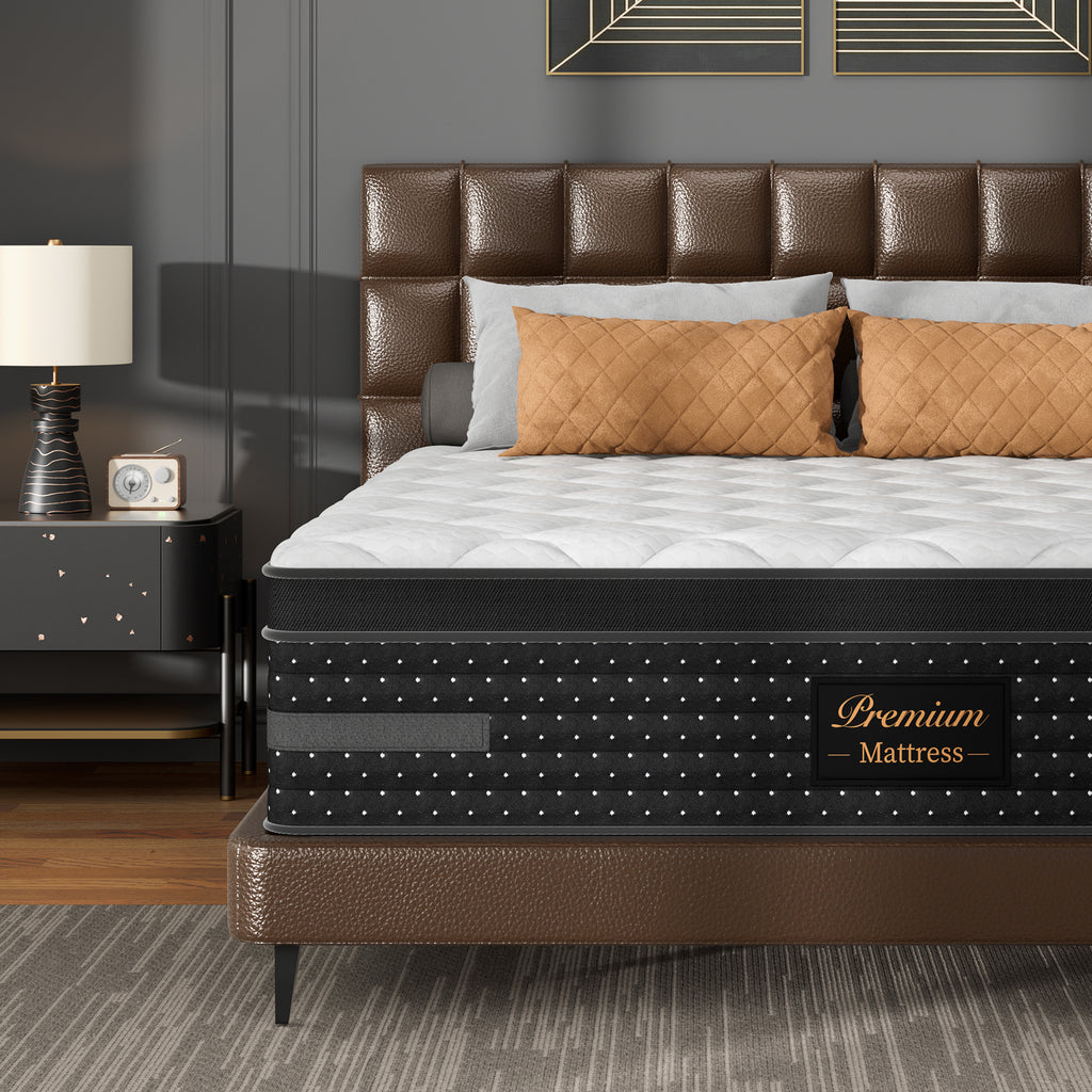 14" Hybrid Mattress in a Box – Pressure Relief & Motion Isolation