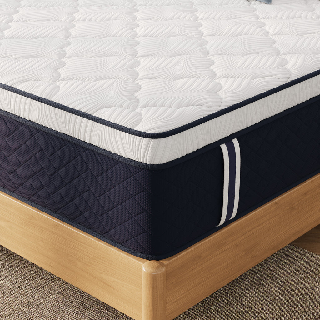 14 Inch Deep Sleep Firm Mattress with Extra Lumbar & Shoulder Support