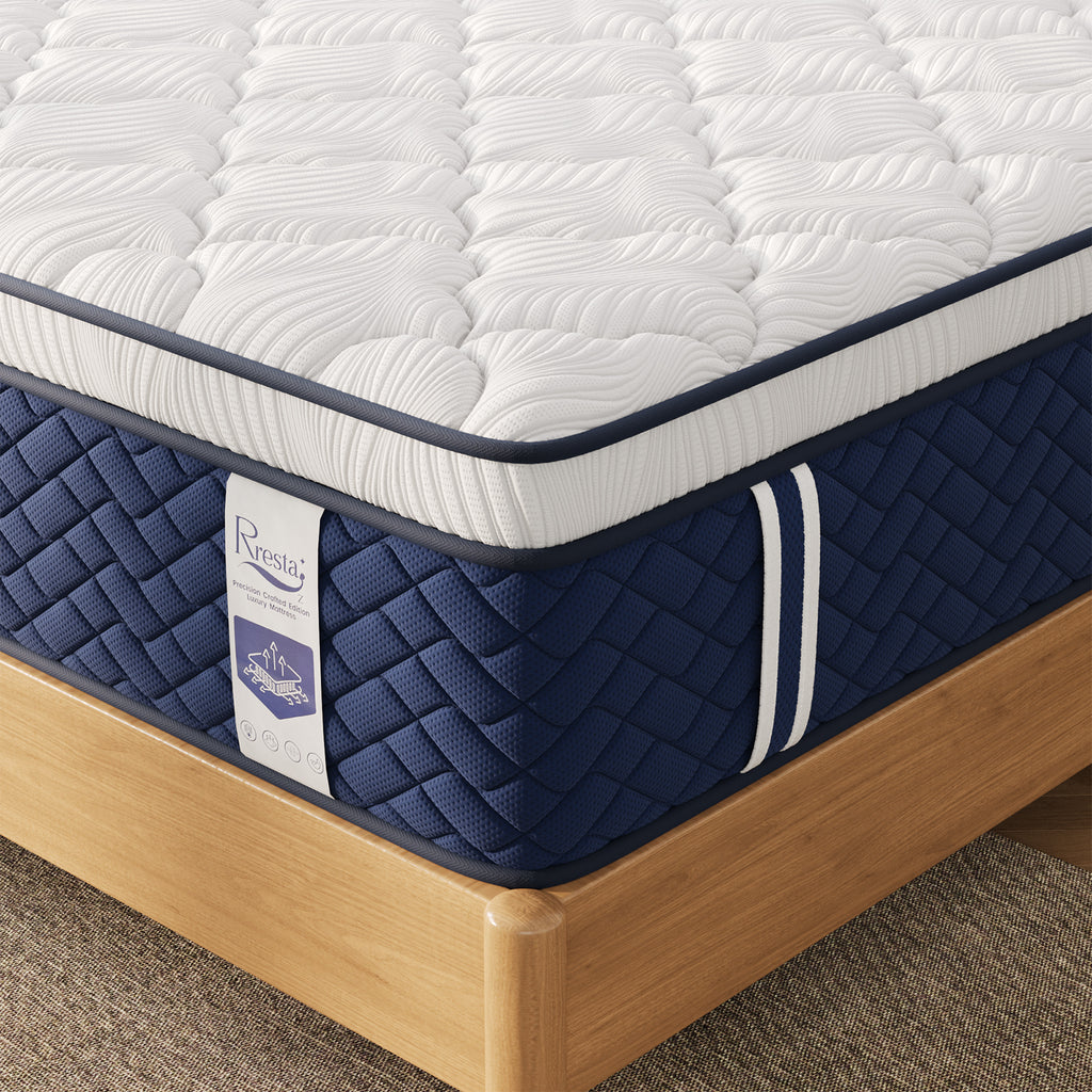 14 Inch Deep Sleep Firm Mattress with Extra Lumbar & Shoulder Support