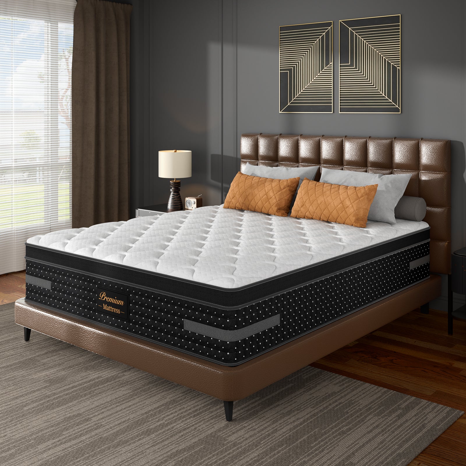 14" Hybrid Mattress in a Box – Pressure Relief & Motion Isolation